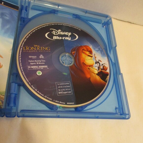 Disney 3D Diamond Edition Lion King 4 Disc Graphic Blu Ray Movie Set - Picture 4 of 11
